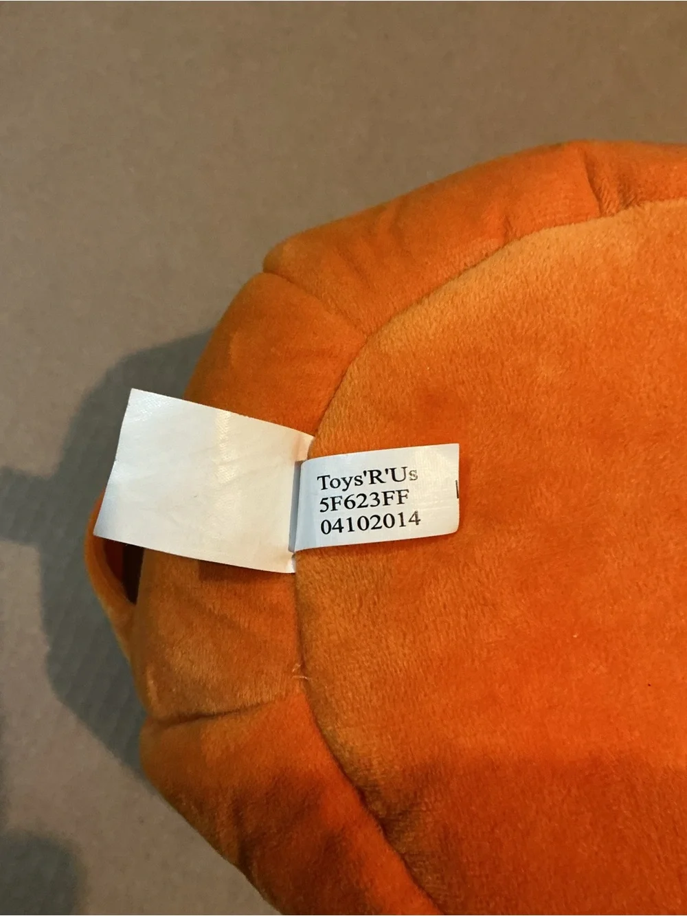 Toys R Us soft orange